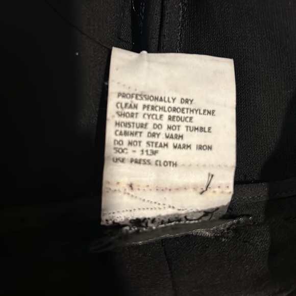 GIORGIO ARMANI black wide leg flowy pants size 16 - Picture 11 of 11